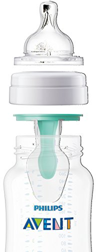 Philips AVENT Anticólico, 1 botella con Airfree Válvula, 260 ml, 1er Pack, transparente