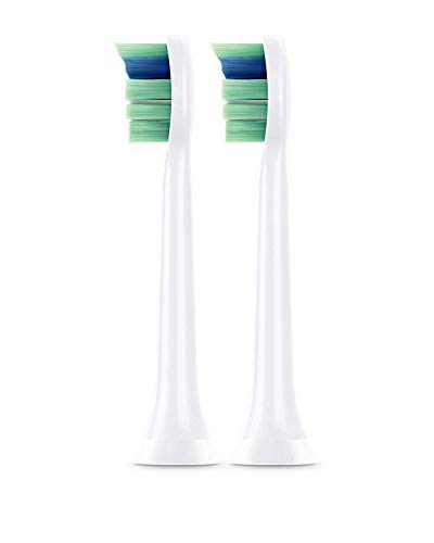 Philips Sonicare ProResults HX9022/07 - Set de 2 cabezales de recambio para cepillo de dientes eléctrico, defensa antiplaca, blanco, 2014