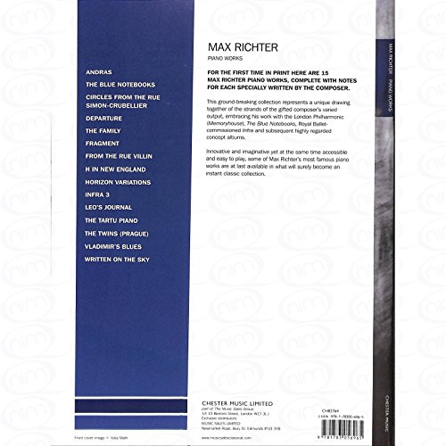 Piano Works – Arreglados para Piano [de la fragancia/Alemán] Compositor: Richter Max