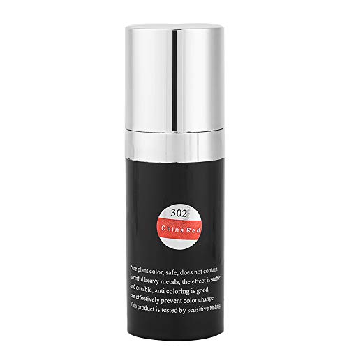 Pigmento del tatuaje, orgánico planta larga duración Microblading la tinta del pigmento para labios de la ceja del tatuaje y la línea de los ojos para colorear 1,1 oz (rojo)