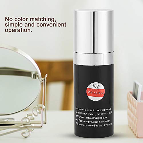 Pigmento del tatuaje, orgánico planta larga duración Microblading la tinta del pigmento para labios de la ceja del tatuaje y la línea de los ojos para colorear 1,1 oz (rojo)