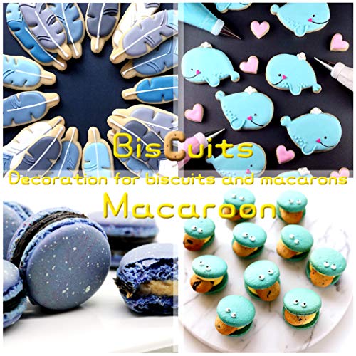 Pinceles para colorear alimentos Flo concentrados para alimentos líquidos – 12 colores con gran capacidad