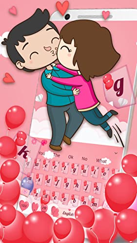 Pink Valentine Day Keyboard Theme