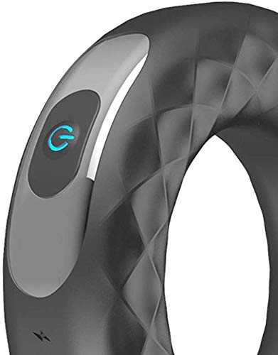 PINKE Còckring Relax Toy Resistente Al Agua Recargable R-Ï-Ň-G Anillo De Silicona Vibrante P-Ê-Ň-Ï-S Con Anillo De Retardo De Camiseta De 10 Modos Para Hombres