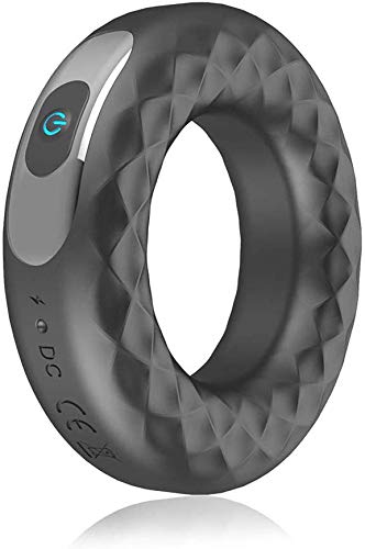 PINKE Còckring Relax Toy Resistente Al Agua Recargable R-Ï-Ň-G Anillo De Silicona Vibrante P-Ê-Ň-Ï-S Con Anillo De Retardo De Camiseta De 10 Modos Para Hombres
