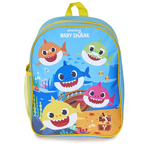 Pinkfong Baby Shark Official Mochilas Escolares Juveniles | Mochila Musical Interactivo Niño 3 4 5 Años Con La Canción Baby Shark | Mochila Infantil Con Melodía Para Escola, Creche, Guardería, Piscina