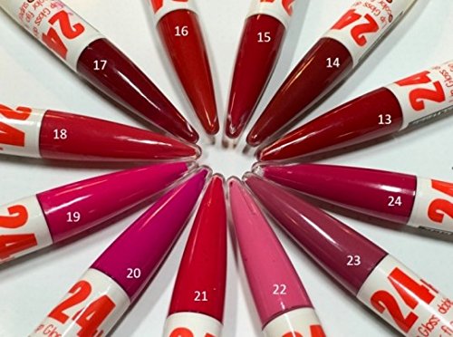 Pintalabios 24 h (2 en 1), color con brillo intenso