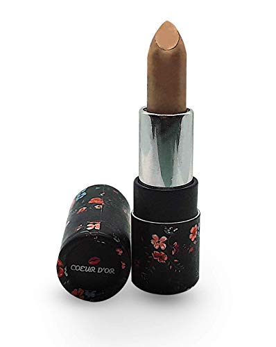 Pintalabios beige mate resistente al agua 100% natural ecológico vegano con aceite de almendras cuidado de labios cosméticos naturales