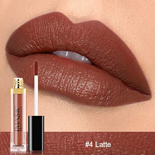 Pintalabios mate larga duracion,MOMOXI Brillo labial líquido Crema hidratante Terciopelo Metal Lápiz labial Cosmética Belleza Maquillaje 2019 Menos 5€ Lápiz labial Sexy Líquido Hidratante Profesional