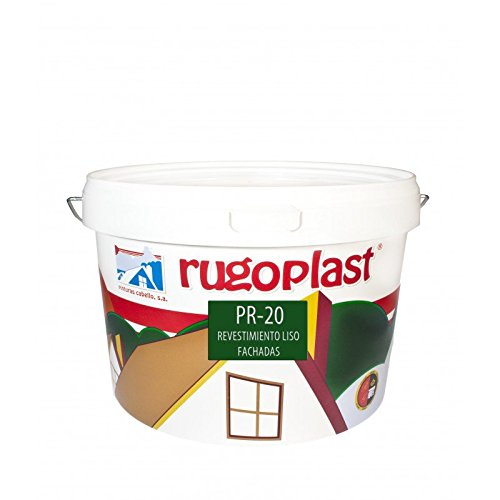 Pintura economica de exteriores blanca revestimiento liso ideal para decorar los exteriores de tu casa PR-20 Blanco (10 Kg) Envío GRATIS 24 h.