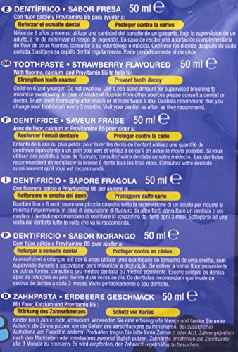 Pitufos 1155 - Neceser dental (Dentífrico Fresa 50 ml. + Cepillo Dental)