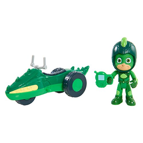 PJ Masks-95113 Moto Rover Gekko, Multicolor (Bandai 95110)