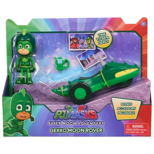 PJ Masks-95113 Moto Rover Gekko, Multicolor (Bandai 95110)