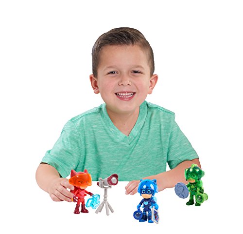 PJ Masks-95167 Set Figuras Buhito, Multicolor (Bandai 95167)