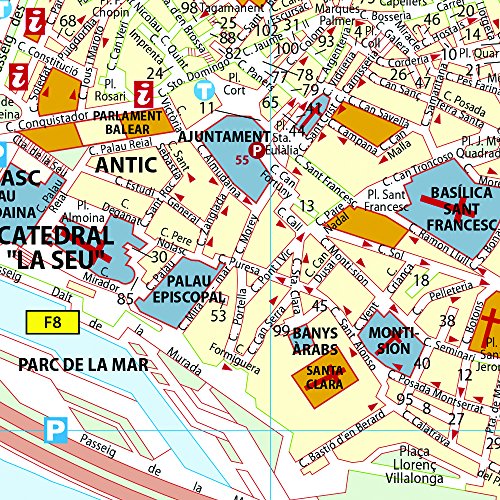 Plano Plegable Palma De Mallorca (Planos Michelin)