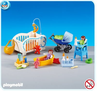 PLAYMOBIL 6226 - 2 Bebés y Complementos para su Cuidado