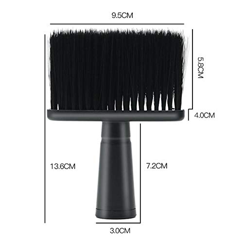 Plumero Premium para El Cuello, Cepillo para El Cabello De Peluquero, Cerdas De Nylon Suave, Elimina El Vello Alrededor del Escote, Plumero Profesional para El Salón De Peluquería