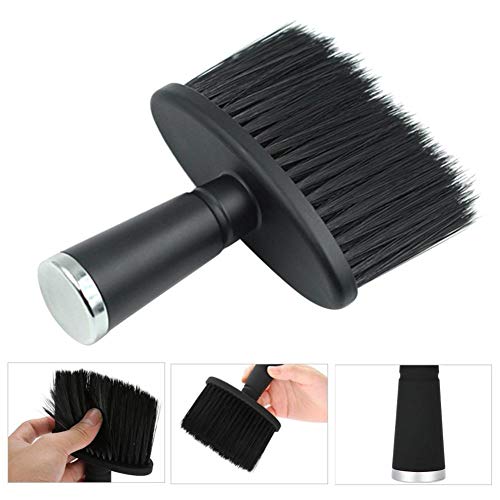 Plumero Premium para El Cuello, Cepillo para El Cabello De Peluquero, Cerdas De Nylon Suave, Elimina El Vello Alrededor del Escote, Plumero Profesional para El Salón De Peluquería