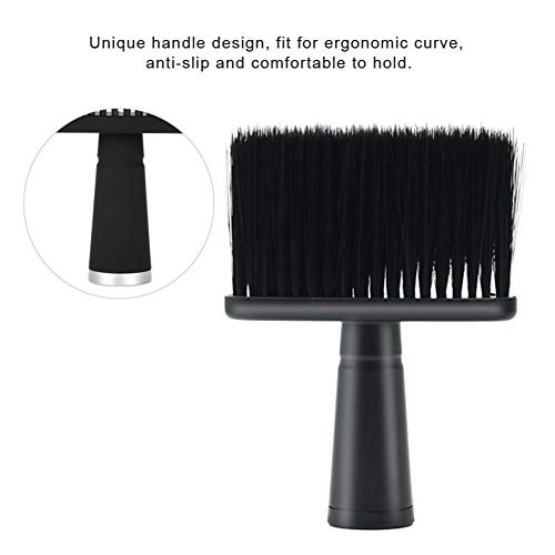 Plumero Premium para El Cuello, Cepillo para El Cabello De Peluquero, Cerdas De Nylon Suave, Elimina El Vello Alrededor del Escote, Plumero Profesional para El Salón De Peluquería