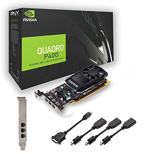PNY Quadro P400 PCI Express 3.0 x16 LP 2 GB GDDR5 de 64 bit 3 x Mini DP 1.4