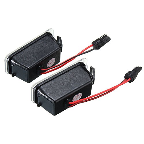 PolarLander Error Free Led Luz de matrícula Trasera LED Lámpara de matrícula Styling para F-ORD Fiesta JA8 para Focus DYB S-MAX