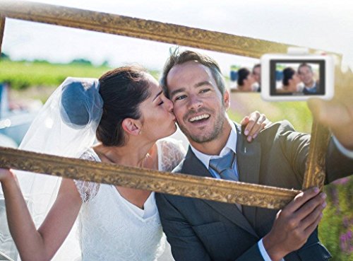 Polaroid Snap Touch 2.0 - Cámara digital portátil instantánea de 13 Mp, Bluetooth, pantalla táctil LCD, tecnología Zink sin tinta y nueva aplicación, copias adhesivas de 5 x 7.6 cm, blanco