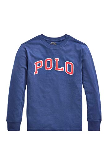 Polo Ralph Lauren - Camiseta Manga Larga LS CN TP-TSH Fall I Navy- para NIÑO (8 AÑOS)