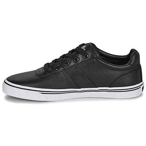 Polo Ralph Lauren, Hanford Leather Black, Zapatillas para Hombre, 42