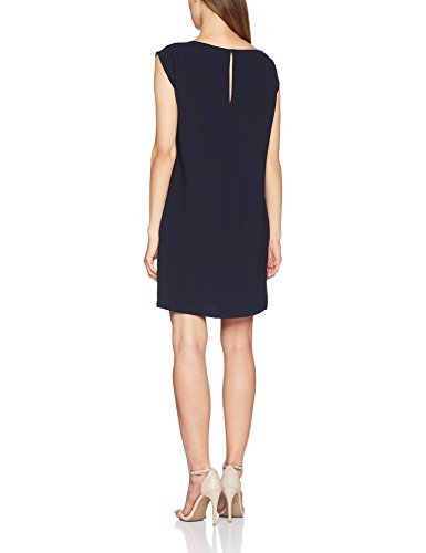 Polo Ralph Lauren SS Ines DR-Cap Sleeve-Casual D Vestido, Azul (Park Avenue Navy Xwdin), Large para Mujer
