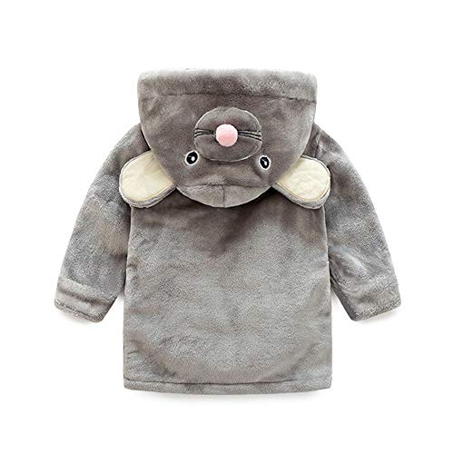 POLP Albornoz Mujer Hombre Niño Niña Capa Pijama casa camisón con Capucha Bata de Baño Ropa de Dormir Dinosaurio Pijamas de una Pieza Ropa de baño Albornoz Niños Ducha 24meses-5 años