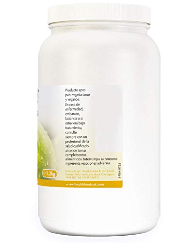 Polvo de ácido málico 1,2kg, Calidad de uso alimentario superior, Apto para elaborar vino o cerveza artesanos, Sin estearato de magnesio y sin aditivos desagradables