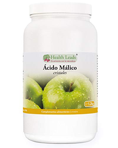 Polvo de ácido málico 1,2kg, Calidad de uso alimentario superior, Apto para elaborar vino o cerveza artesanos, Sin estearato de magnesio y sin aditivos desagradables