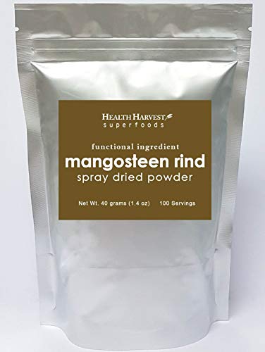 Polvo de corteza de mangostán | Ingredientes Funcionales | Spray Dried | 100% soluble en agua | Comida vegana | Sin Gluten | Sin OMG | Libre de químicos