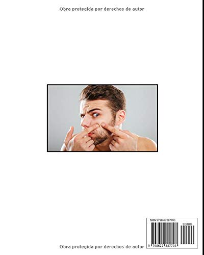 Poner fin al acné: Controla tu acné día tras día, con seguimiento de los síntomas, la dieta, los tratamientos, la intensidad del dolor, etc... 8X10, 101 páginas
