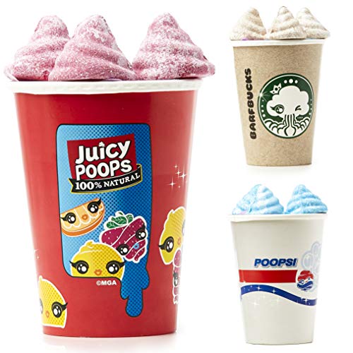 Poopsie Slime Surprise Unicornio Vasos Sorpresa de Bombas de Baño para Niños, Set con 3 Vasos de Parodia y 9 Mini Bombas Baño Efervescentes Perfumadas, Regalos Unicornios para Niñas y Niños