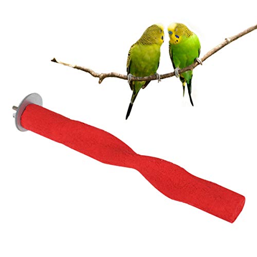 POPETPOP Perchas de pájaros para Loros-Perca de pájaro Jaula de Lima de uñas Perchas de pájaros pies y Material de Seguridad de Pico para Cortar uñas y Pico y Promover pies saludables Color Aleatorio
