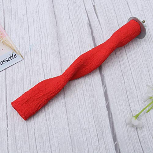 POPETPOP Perchas de pájaros para Loros-Perca de pájaro Jaula de Lima de uñas Perchas de pájaros pies y Material de Seguridad de Pico para Cortar uñas y Pico y Promover pies saludables Color Aleatorio