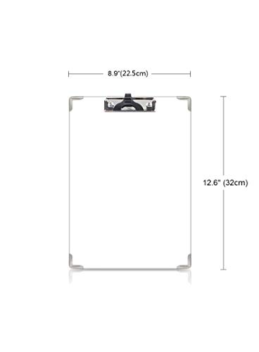Portapapeles para decoración de paisaje, perfil bajo, colorido bosque, vigas de sol, portapapeles de oficina con clip de perfil bajo para estudiantes, enfermera, clase, oficina, uso