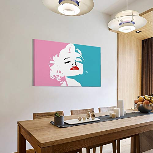 Póster de Dragon Vines Marilyn Monroe, clásico de la película del arte de la lona de la decoración de la pared con impresión de alta definición, 30 x 45 cm