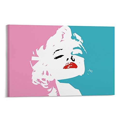 Póster de Dragon Vines Marilyn Monroe, clásico de la película del arte de la lona de la decoración de la pared con impresión de alta definición, 30 x 45 cm