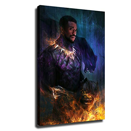 Póster de pantera negro N/F Vengadores película carteles de pared (50 x 76 cm, rollos de lona)