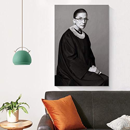Póster de Ruth Bader Ginsburg Home Canvas Obras de arte de 40 x 60 cm, moderno lienzo de pintura para pared El cuadro para decoración del hogar, sin enredos.