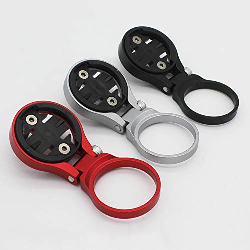 Potencia Ordenador para Bicicleta Soporte Plegable Apoyo GPS Ciclismo Cronómetro para Garmin Edge - Negro