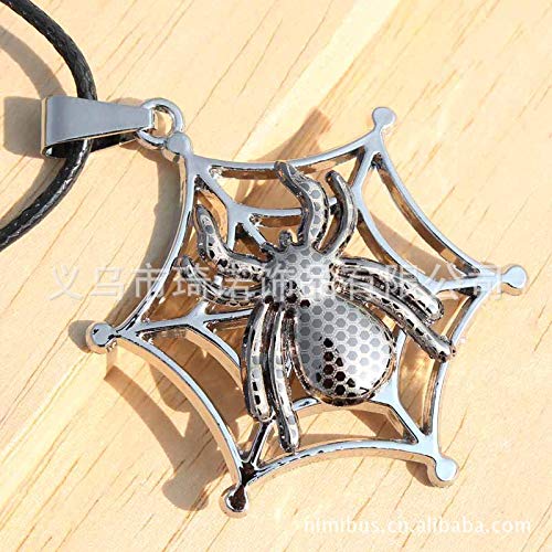 PRDECE Collares Personalizados Americana y Collar Popular de Spiderman