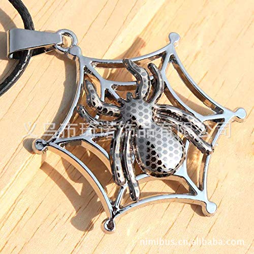 PRDECE Collares Personalizados Americana y Collar Popular de Spiderman