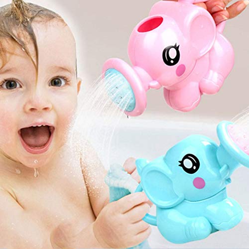 PRENKIN Color al Azar del recién Nacido plástico Elefante riego Herramienta de Ducha recién Nacido Pot Juguetes de baño natación del bebé baño Ducha Spray Herramienta Agua Juguetes