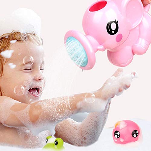 PRENKIN Color al Azar del recién Nacido plástico Elefante riego Herramienta de Ducha recién Nacido Pot Juguetes de baño natación del bebé baño Ducha Spray Herramienta Agua Juguetes