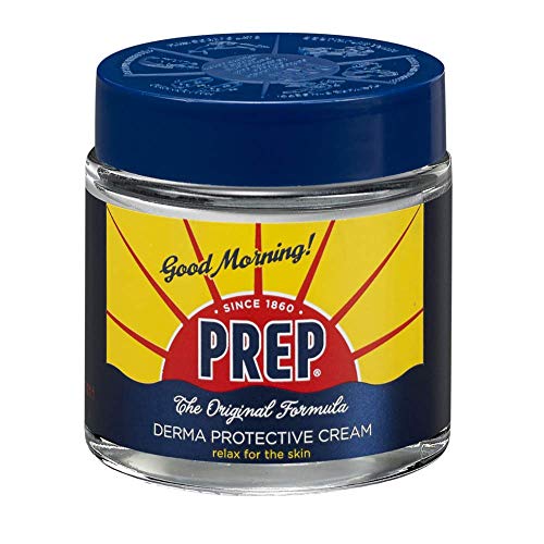 prep crema protectora para la piel contra el enrojecimiento del sol y la irritación del viento por el afeitado