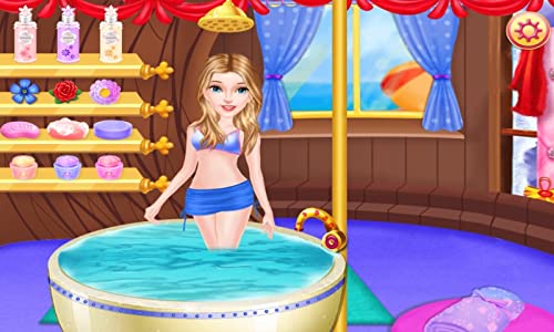Princesa piscina y playa : spa, relax y fiesta en la playa como una princesa - juego para niños y niñas - gratis