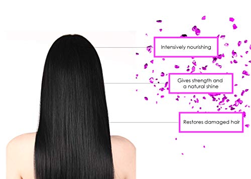 Princess hair – Mascarilla contra la caída del cabello - Complejo Maxi-Growth - Tratamiento capilar - Mascarilla fácil para el cabello 2+1